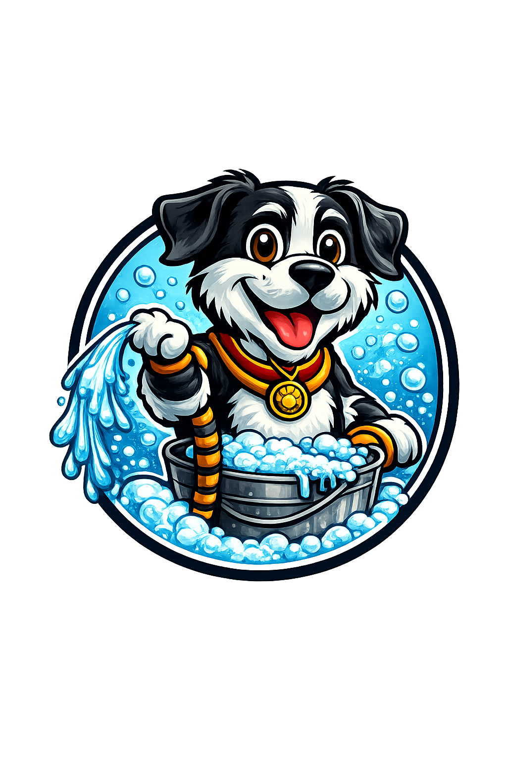 Rufio — DOCW mascot for Dog Wash